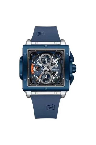 Naviforce Men's Wristwatch Function Leather Band
