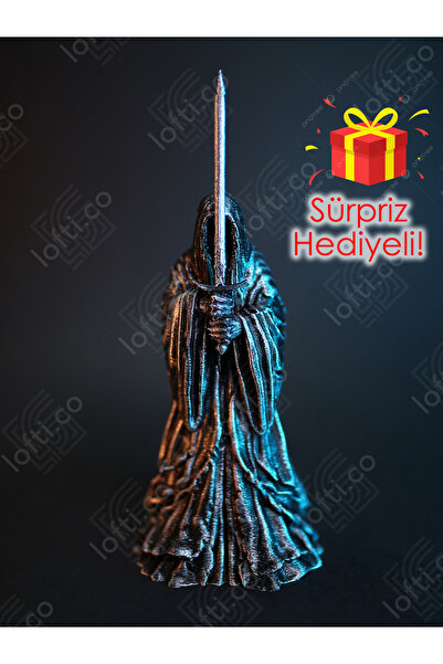 loftico Nazgul Kılıç Dahil 16 Cm Yüzüklerin Efendisi Figür Ringwraith Gri Ren...