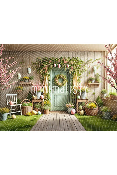 Minimalisfy Baharın Renkleriyle Dolu 200x150cm Arka Plan, Stüdyo Fonu