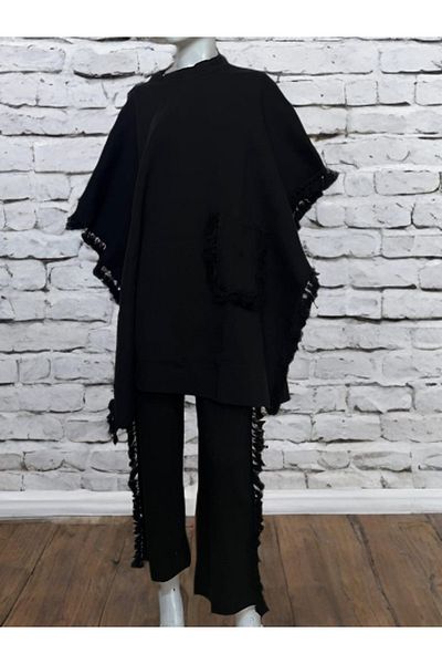 ÇALIKUŞU TRİKO Double Suit with Tassel Detail