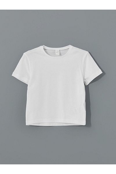 LC Waikiki Lcw Kids Crew Neck Basic Girl's T-Shirt
