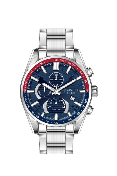 JG. Polo Club Jg Polo Club Jpc.S03151B.4 Steel Cord Men's Wristwatch