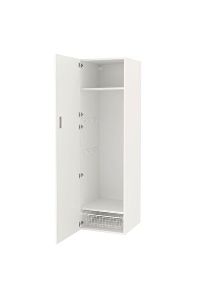 IKEA ENHET, boy dolabı, beyaz, 60x62x210 cm