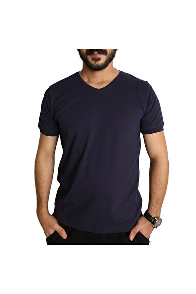 ZIDAN Men's V-Neck T-Shirt Comfortable and Stylish Casual Wear