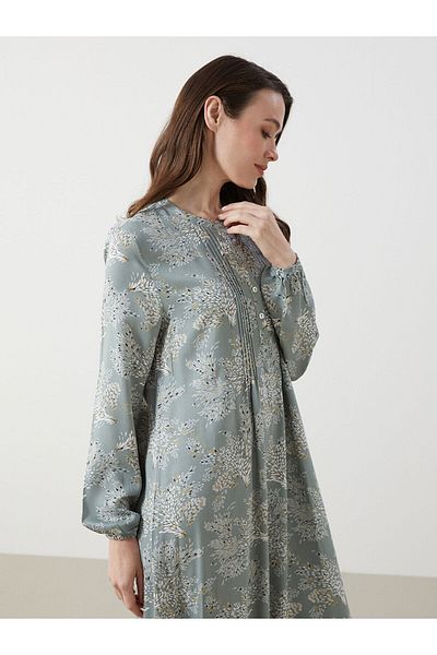 LC Waikiki Crew Neck Floral Women's Dress