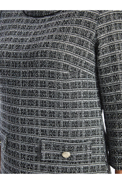 LC Waikiki Bisiklet Yaka Ekose Kadın Elbise