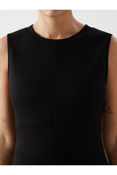 LC Waikiki Black Crew Neck Dress