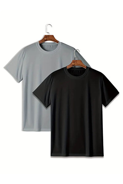 Karatopak Μπλουζάκι με κοντό μανίκι Unisex Fit Crew λαιμόκοψη 2 τεμαχίων από ...