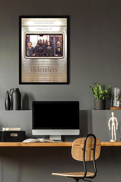 Saturn Pictură înrămată The Defenders - Poster de desene animate Marvel
