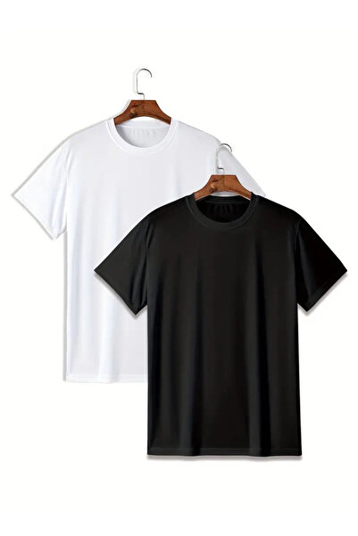 Karatopak Μπλουζάκι με κοντό μανίκι Unisex Fit Crew λαιμόκοψη 2 τεμαχίων από ...