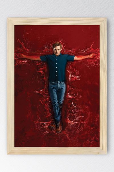 Saturn Dexter Framed Painting - Tv Series Poster Poster Painting