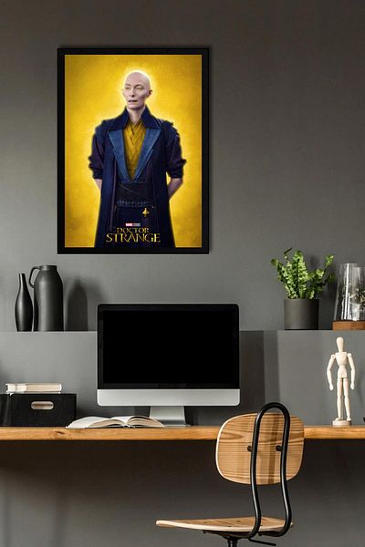 Saturn Doctor Strange Ancient One Pictură înrămată - Poster Poster Marvel Movie Poster