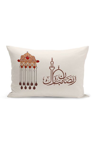 Bertille Home Seria Ramadan - Set de 8 huse de pernă imprimate digital