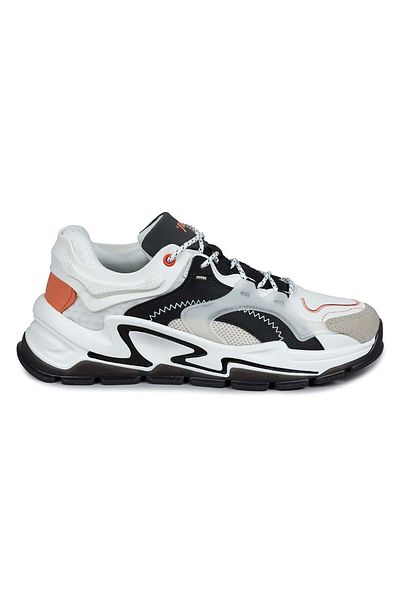 Jump 29096 White - Black Women's Sneaker Casual Sneakers
