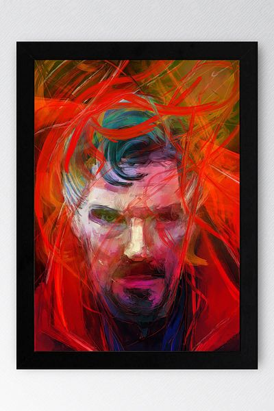 Saturn Tablou înrămat Doctor Strange - Poster Poster Film Marvel