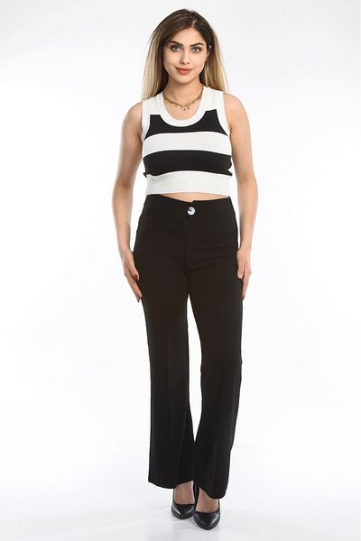 SOSYETE AVM Oversize Palazzo Trousers - Relaxed Fit