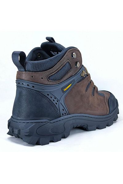 Bulldozer Nubuck Δερμάτινες Καφέ Μπότες εξωτερικού χώρου - 250004