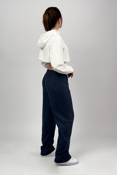 Betimoda Navy Blue Women's Oversize Sweatpants Pajama Bottoms - Soft Texture, Elastic Waist, Loose Leg