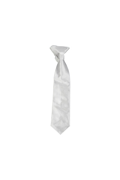 alpmodel Elastic Unisex White Children's Tie