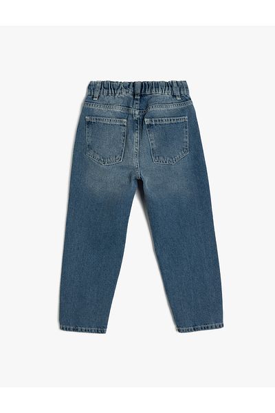 Koton New Season Denim Pants Button Detailed Pocket Cotton