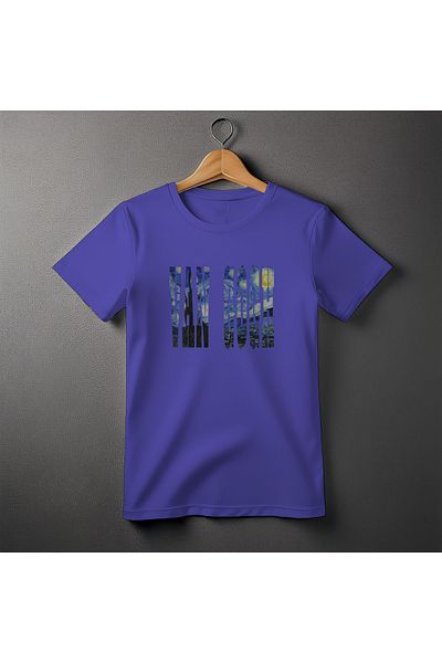 Ozzy Ψηφιακό μπλουζάκι με τυπωμένο όνομα Unisex Starry Night Pattern