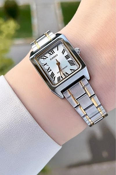 Casio Gold Silver Color Women's Wristwatch