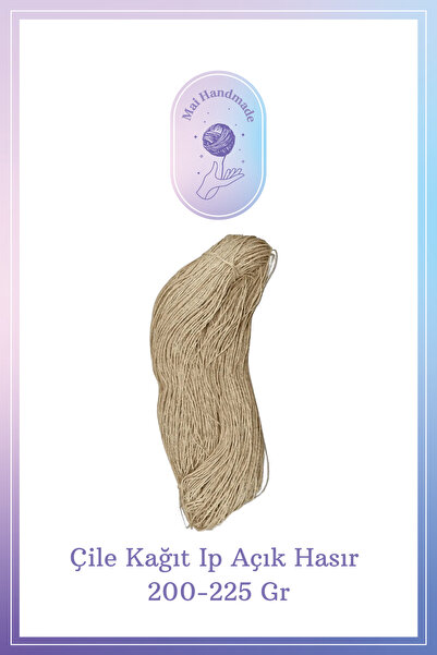 Mai Handmade Kağıt Ip 200-225 gram Örgü Ip Açık Hasır