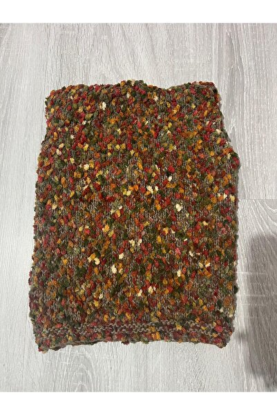ŞengülKozmetik Colorful Buttoned Baby Girl and Child Hand Knitted Vest