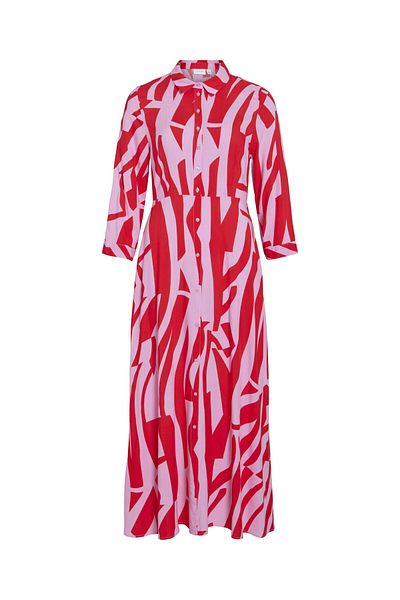 VILA Blusenkleid Maxi