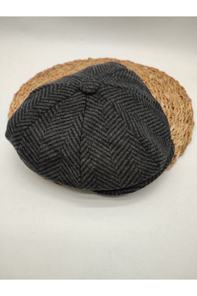 Sanalbolluk Black Striped Modern Men's Classic Cap
