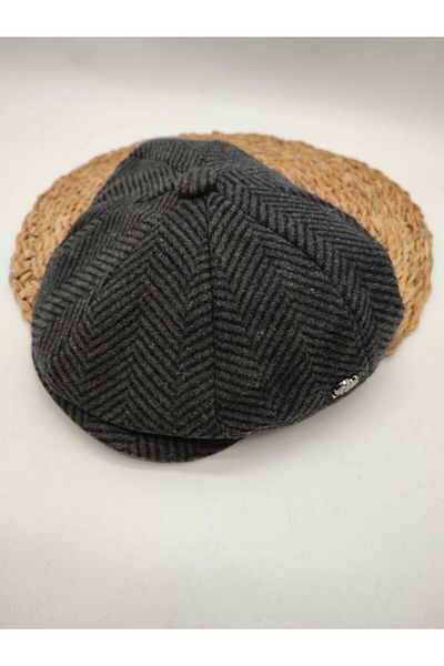 Sanalbolluk Black Striped Modern Men's Classic Cap