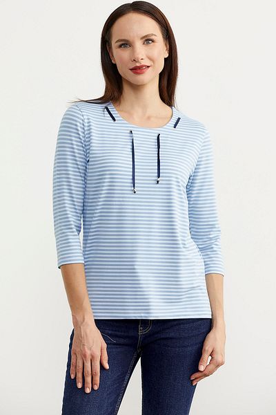 Sementa Tricou cu dungi Neon Rope - Albastru
