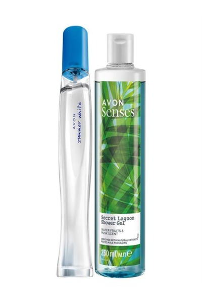 AVON Summer White Edt 50ml Kadın Parfüm Seti