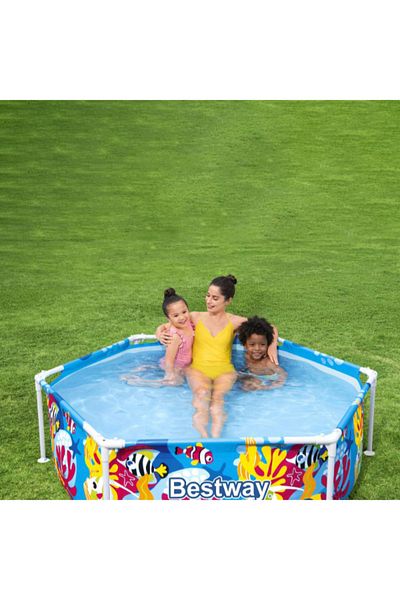 BESTWAY Steel Pro UV Splash-In-Shade Play Pool 183Cm X 51Cm 26-5618T