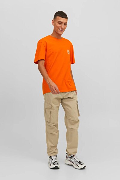 Jack & Jones 12242264-fw Jpstkane Jjnoah Cuffed Cargo Noos Ανδρικό παντελόνι Cargo