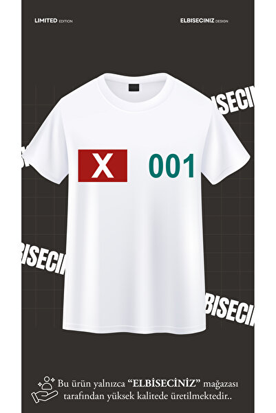 VİZYON İKRA Tricou unisex SQUID GAME NO:001 imprimat FRONTMAN