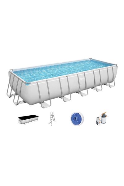 BESTWAY Power Steel Rectangular Pool Set 26-56412B