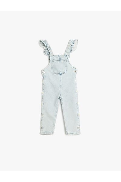 Koton Salopetă din denim cu bretele din bumbac