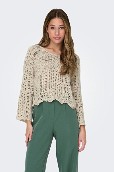 ONLY 15233173 Onlnola Lıfe 3/4 пуловер Knt Noos Ss Kadın Kazak