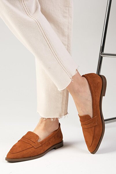 Mio Gusto Замшеві жіночі туфлі River Taba кольору замші повсякденні плоскі туфлі