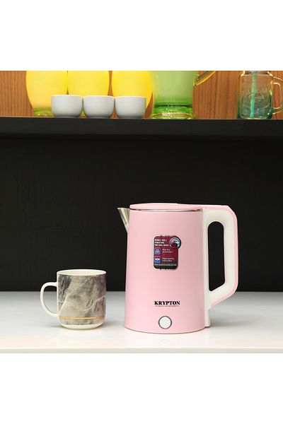 KRYPTON KNK6062 Double Layer Stainless Steel Kettle, 1.8L