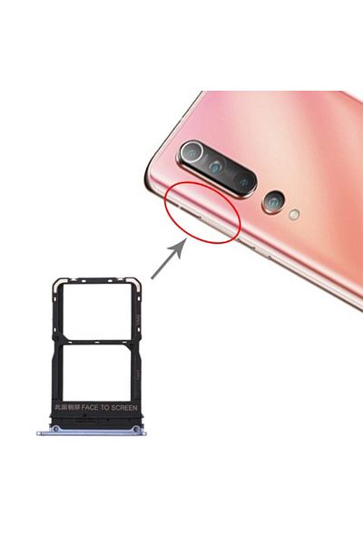 Ally Xiaomi Mi 10 - Sim Card Cover and Holder, Blue