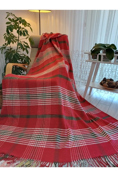 stay with love Blanket Single 150*200 cm Red-White Valentine's Day Gift