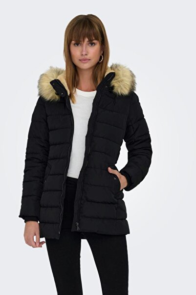 Only Carmakoma Only 15304765-fw Onlnewcamılla Quılt Fur Hood Coat Cc Otw Kadı...