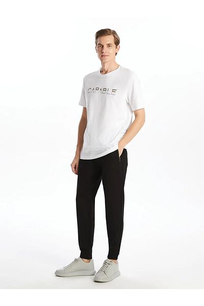 LC Waikiki Pantaloni de sport Jogger pentru bărbați LCWAIKIKI Classic Black Standard Fit