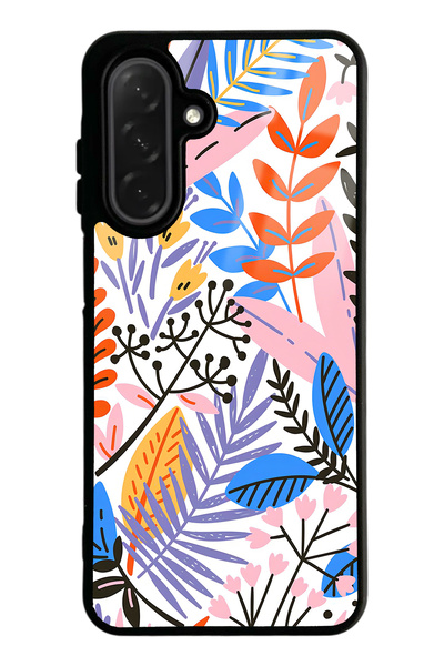 Spoyi حافظة هاتف سامسونج A26 بتصميم أوراق الشجر اللامعة
