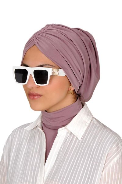 MODA Draped Shabby Gathered Sandy Hijab Bonnet