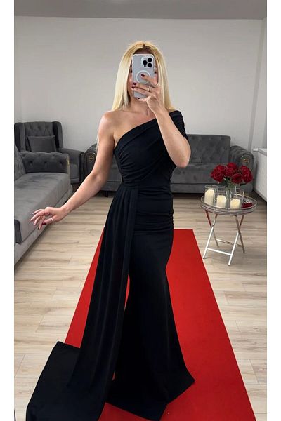 madamjasmine Ewolar Tail Detail Night Evening Dress