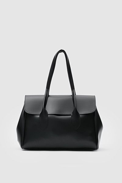 Shule Bags Servietă mare Lonn neagră