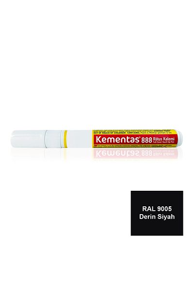 Kementaş RAL 9005 Deep Black Full Cover MobRetouching Pen Full Covering Retouching Pens